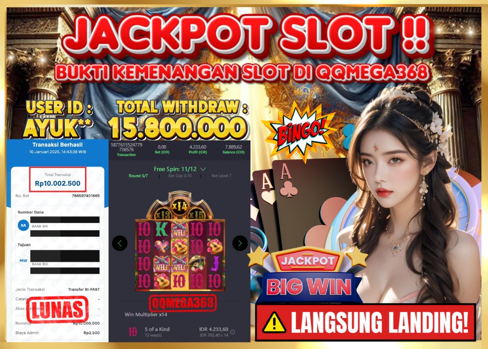338SLOT JACKPOT GAME JUDI SLOT INDONESIA Rp 11.000.000 - LUNAS!!!