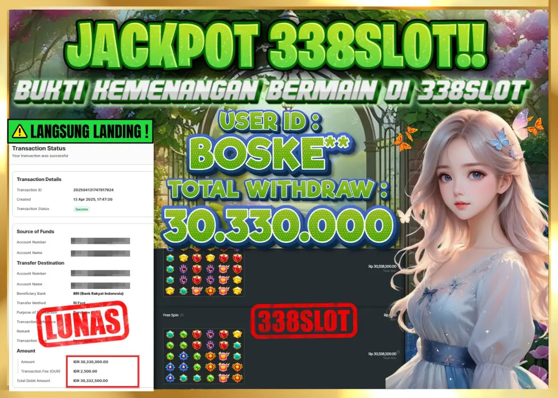 338SLOT JACKPOT GAME SLOT STARLIGHT PRINCESS! Rp 30.330.000 - LUNAS!!!