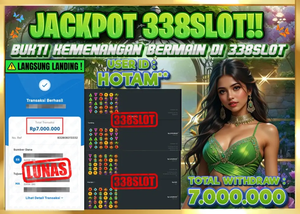 338SLOT JACKPOT GAME SLOT ZEUS GACOR! Rp 7.000.000 - LUNAS!!!