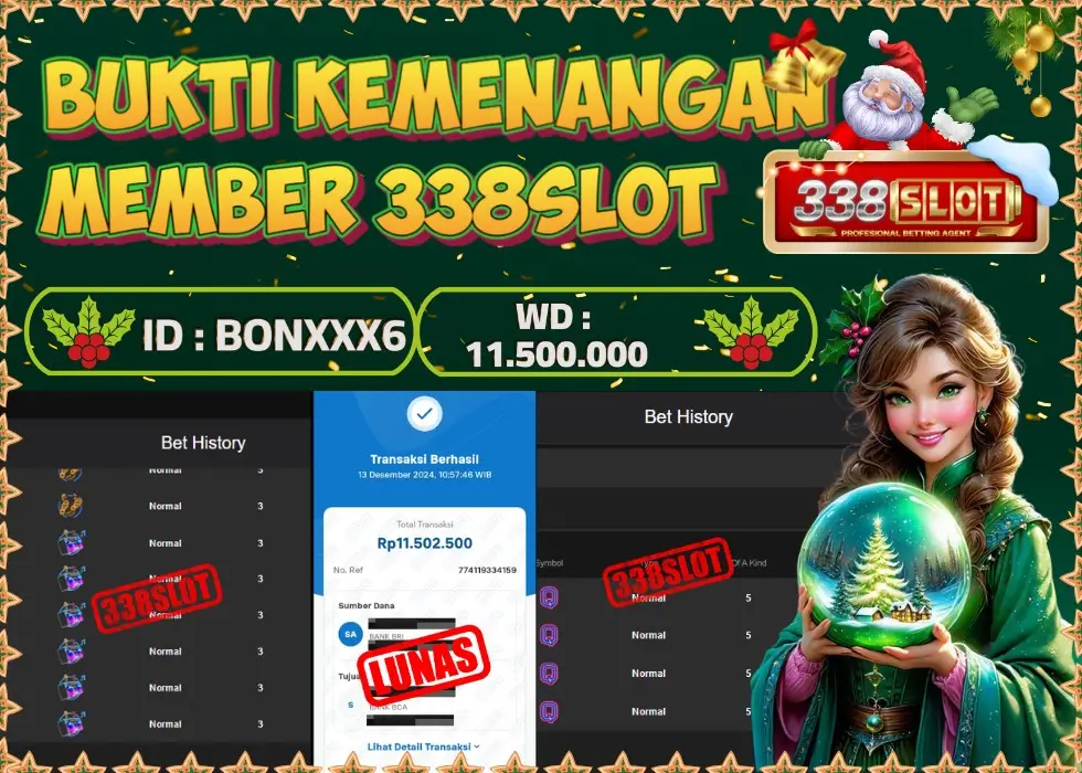 338SLOT JACKPOT GAME SLOT PALING GACOR! Rp 11.500.000 - LUNAS!!!
