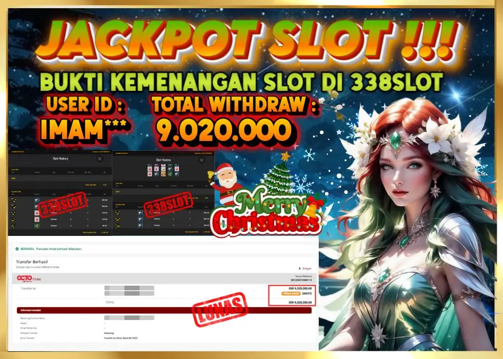 338SLOT JACKPOT GAME SLOT TERBESAR DI INDONESIA! Rp 9.020.000 - LUNAS!!!