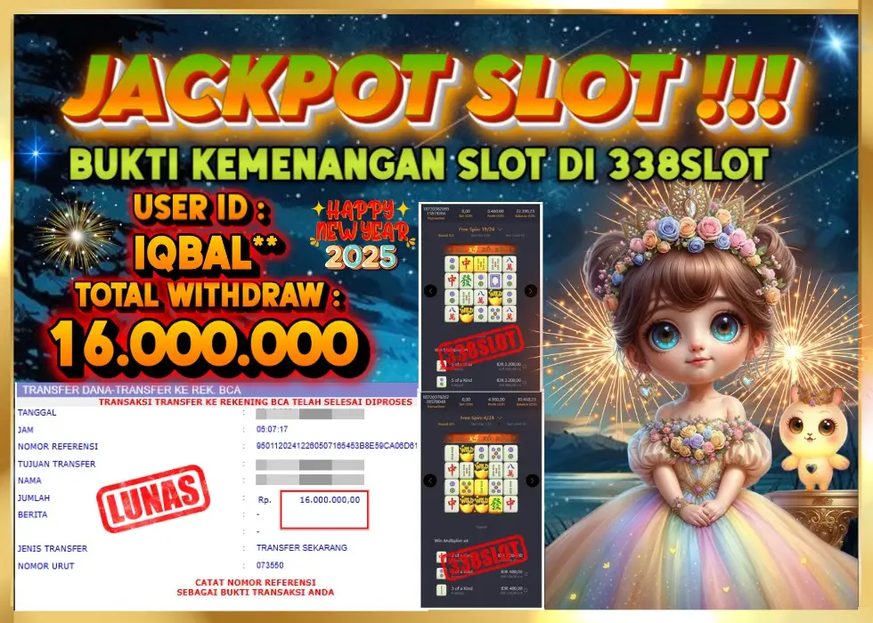 338SLOT JACKPOT GAME PG SOFT MAHJONG INDONESIA! Rp 16.000.000 - LUNAS!!!