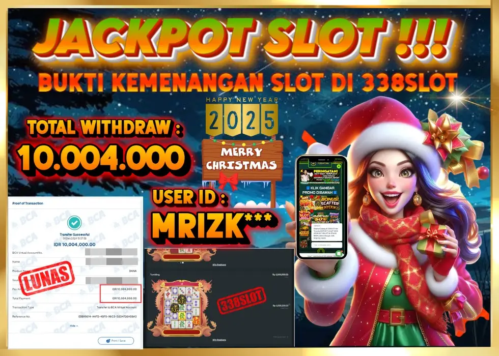 338SLOT JACKPOT GAME PG SOFT TERLARIS! Rp 10.400.000 - LUNAS!!!