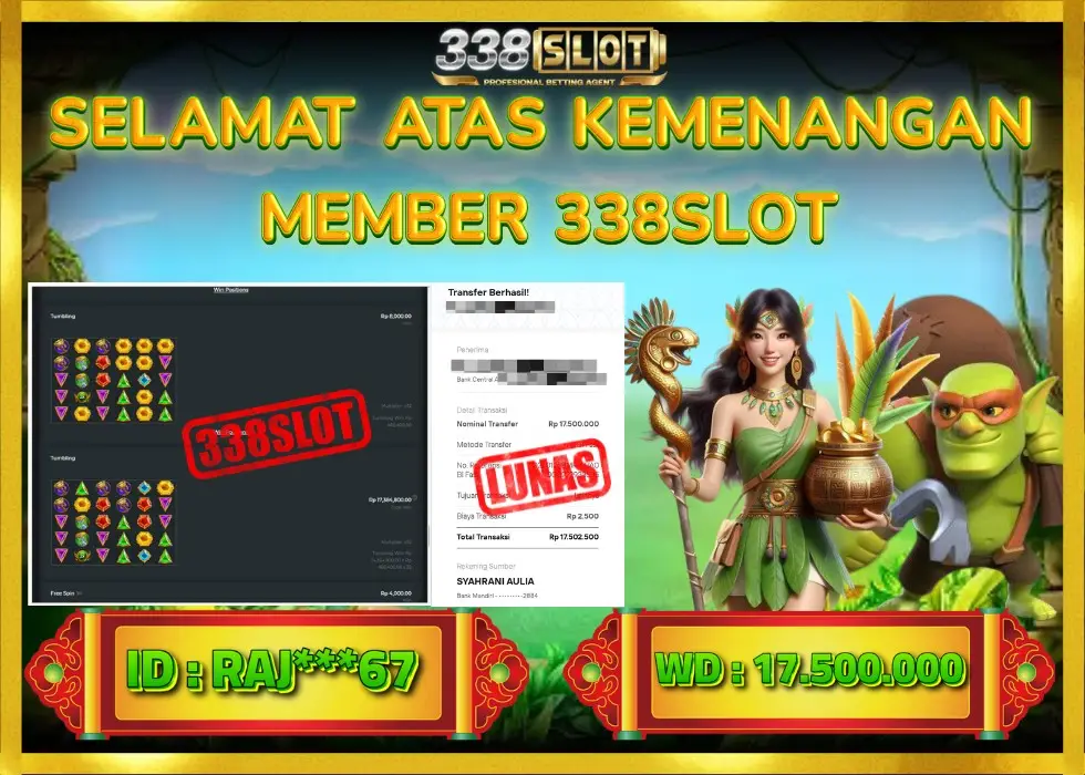 338SLOT JACKPOT GAME SLOT ZEUS TERGACOR 2025! Rp 17.500.000 - LUNAS!!!