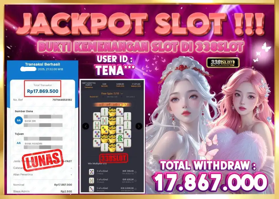 338SLOT JACKPOT GAME PGSOFT MAHJONG JACKPOT! Rp 17.867.000 - LUNAS!!!