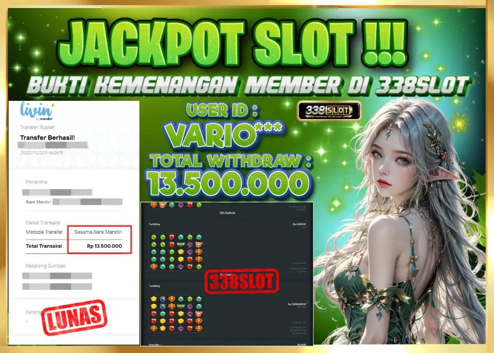 338SLOT JACKPOT GAME PRAGMATIC STARLIGHT PRINCESS! Rp 13.500.000 - LUNAS!!!