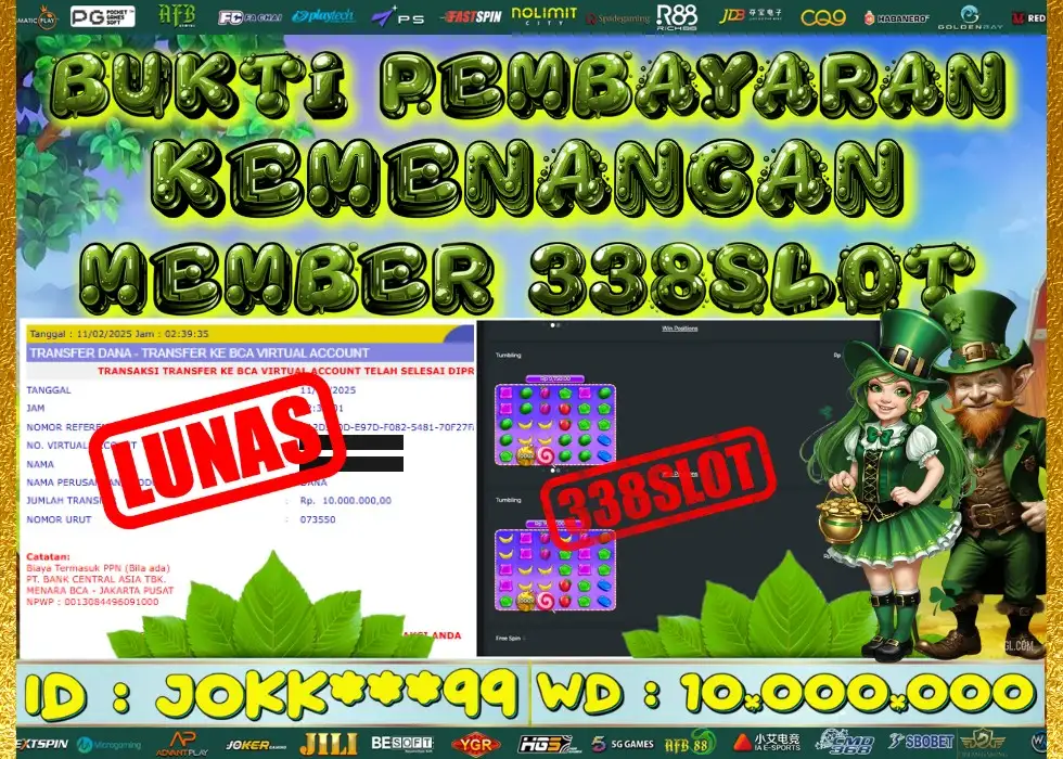 338SLOT JACKPOT GAME PRAGMATIC BONANZA X1000! Rp 10.000.000 - LUNAS!!!