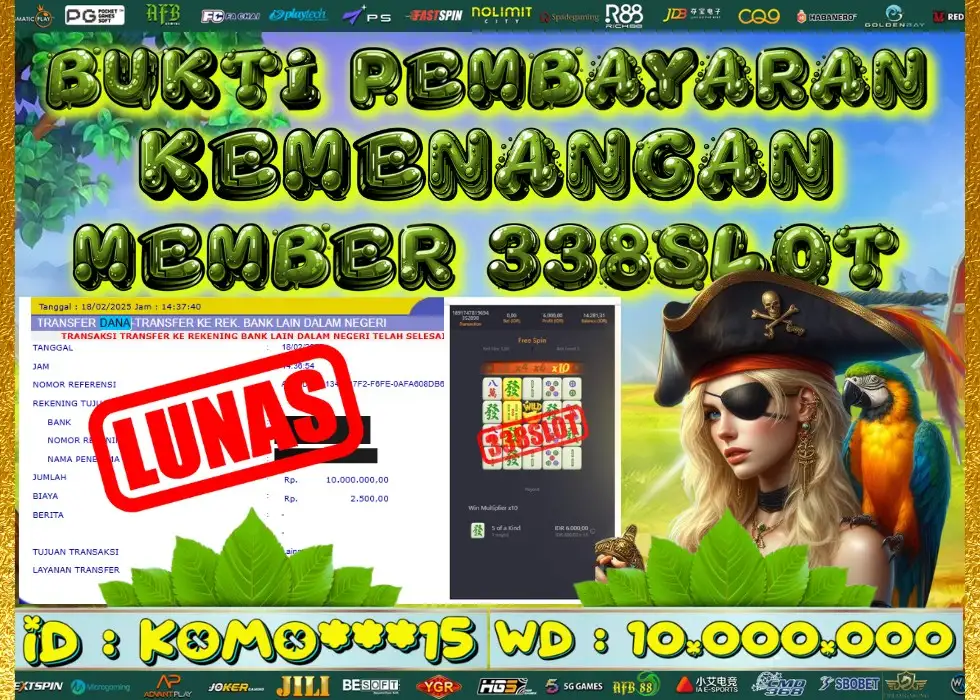 338SLOT JACKPOT GAME JUDI PGSOFT TERBESAR 2025! Rp 10.000.000 - LUNAS!!!