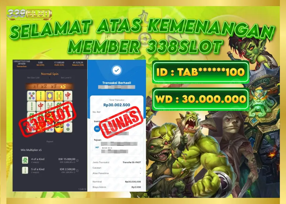 338SLOT JACKPOT GAME JUDI PGSOFT SERING JACKPOT! Rp 30.000.000 - LUNAS!!!