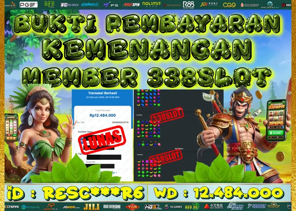 338SLOT JACKPOT GAME SLOT BONANZA RESMI! Rp 12.484.000 - LUNAS!!!