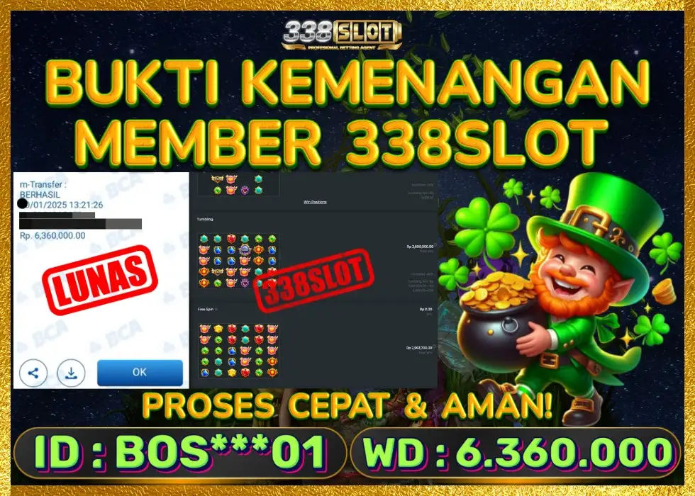 338SLOT JACKPOT GAME SLOT STARLIGHT! Rp 6.360.000 - LUNAS!!!