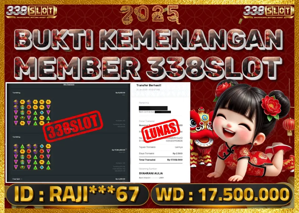 338SLOT JACKPOT GAME SLOT ZEUS TEPERCAYA! Rp 17.500.000 - LUNAS!!!