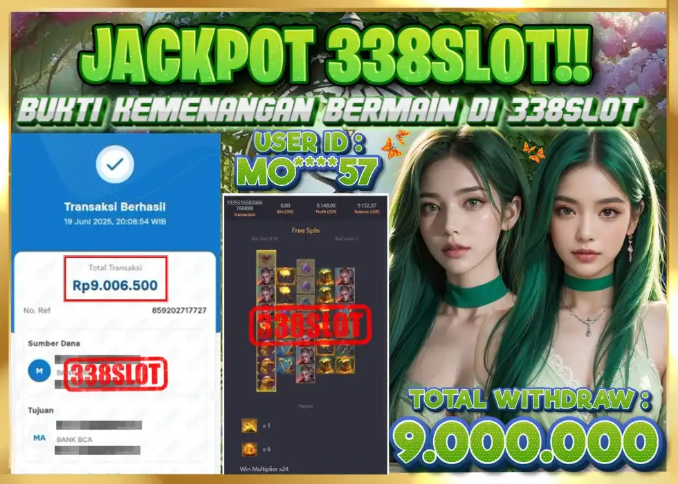 338SLOT JACKPOT GAME JUDI ONLINE PALING CUAN! Rp 20.000.000 - LUNAS!!!