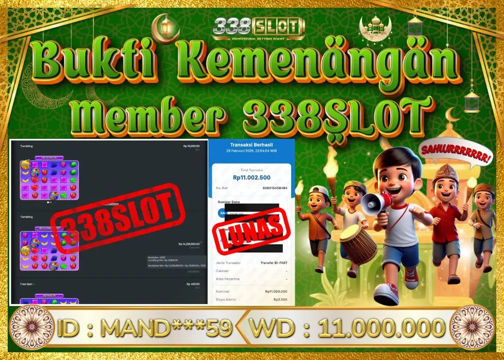 338SLOT JACKPOT GAME SLOT BONANZA X50! Rp 11.000.000 - LUNAS!!!