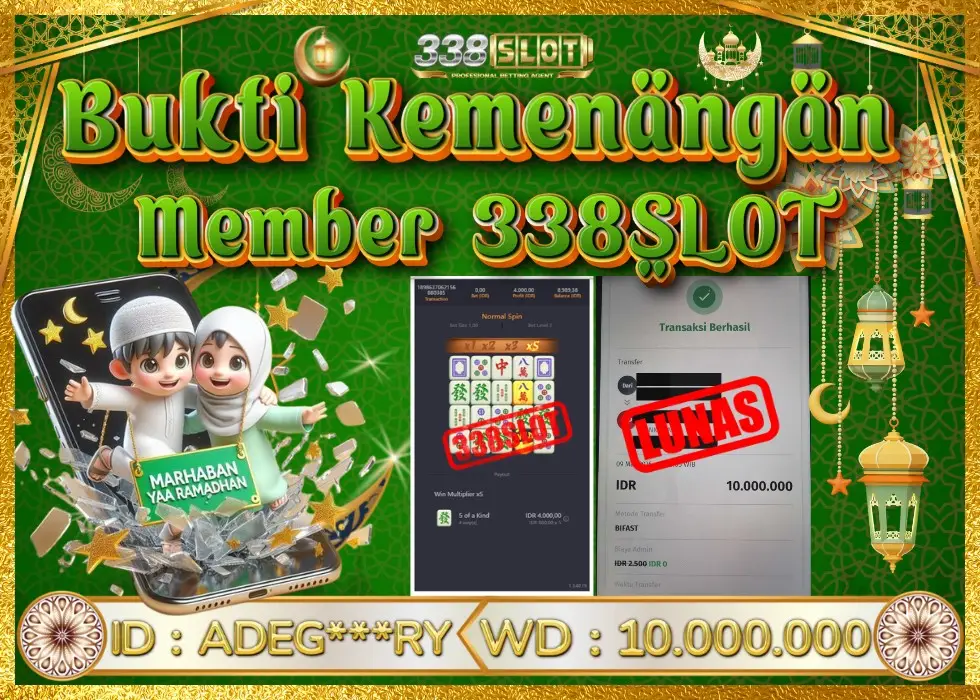 338SLOT JACKPOT GAME JUDI PGSOFT MAHJONG! Rp 10.000.000 - LUNAS!!!