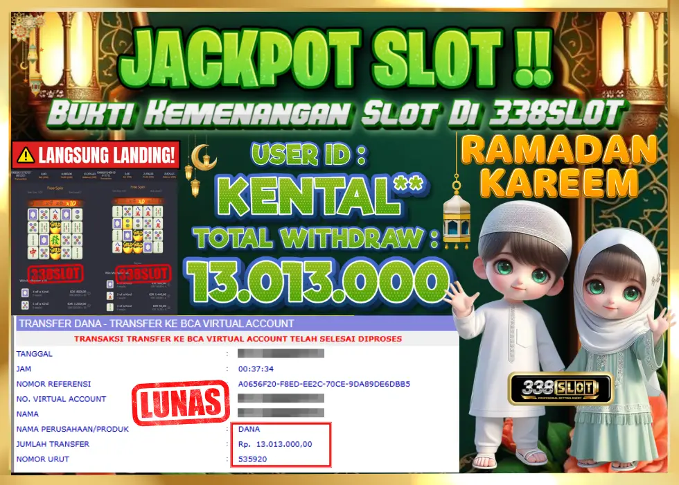 338SLOT JACKPOT GAME JUDI PGSOFT MAHJONG 1! Rp 13.013.000 - LUNAS!!!