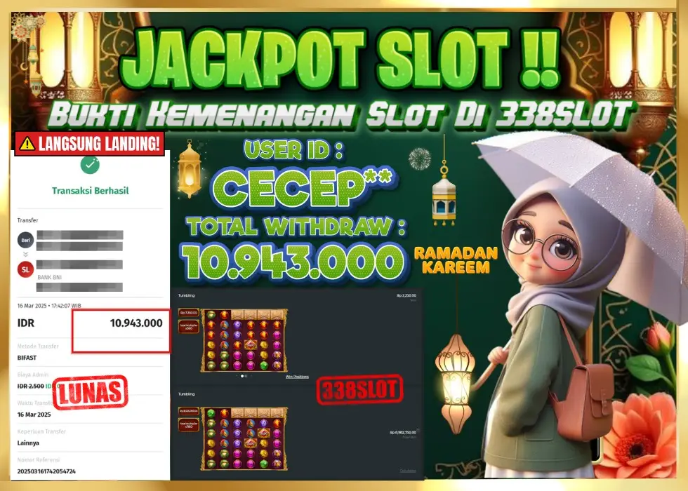 338SLOT JACKPOT GAME JUDI SLOT DEPO QRIS! Rp 10.943.000 - LUNAS!!!