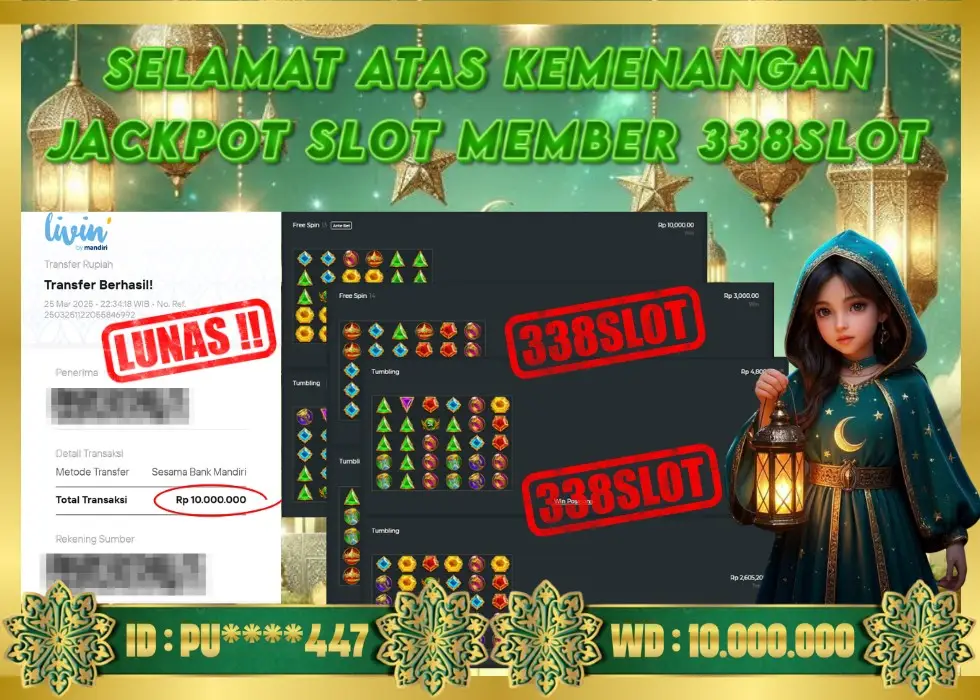 338SLOT JACKPOT GAME SLOT ZEUS GACOR! Rp 10.000.000 - LUNAS!!!
