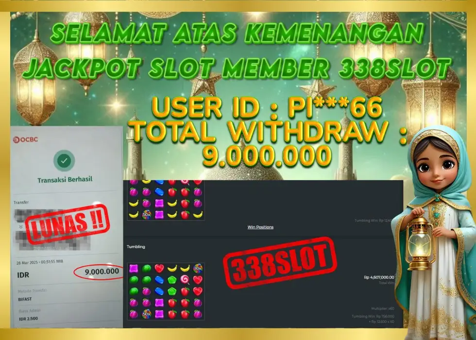 338SLOT JACKPOT GAME SLOT BONANZA! Rp 9.000.000 - LUNAS!!!