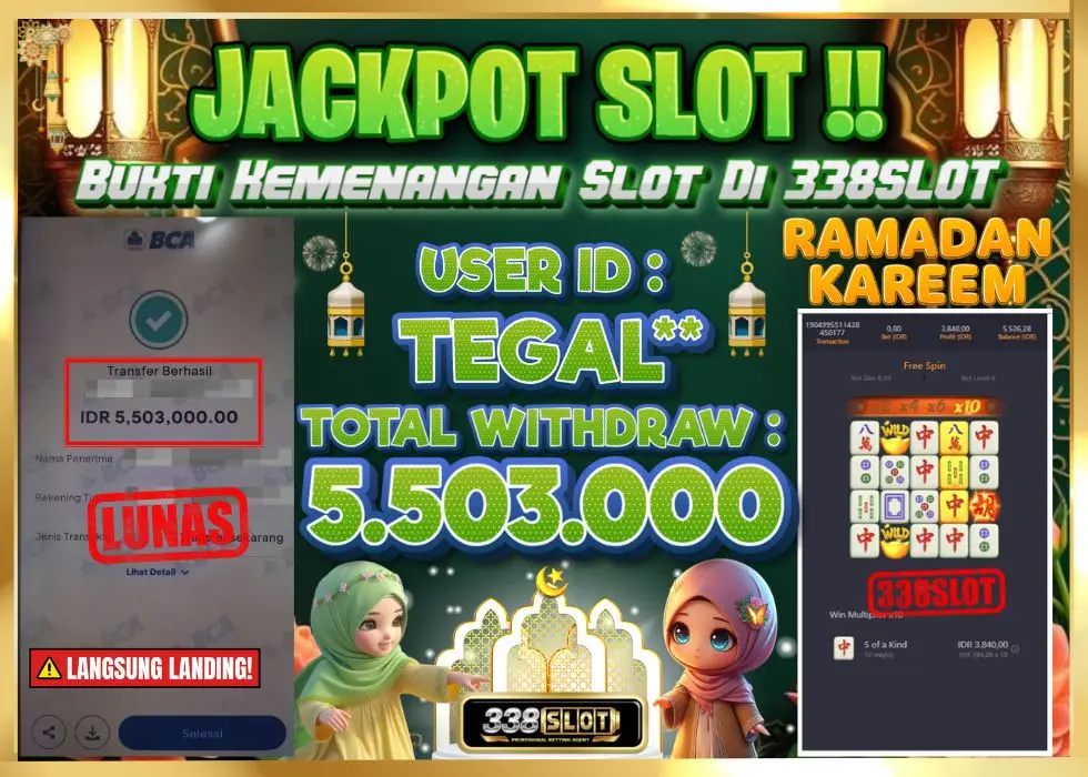338SLOT JACKPOT GAME JUDI PGSOFT INDONESIA! Rp 5.503.000 - LUNAS!!!