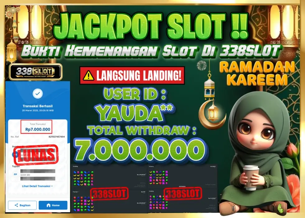 338SLOT JACKPOT GAME BONANZA TERPERCAYA! Rp 7.000.000 - LUNAS!!!