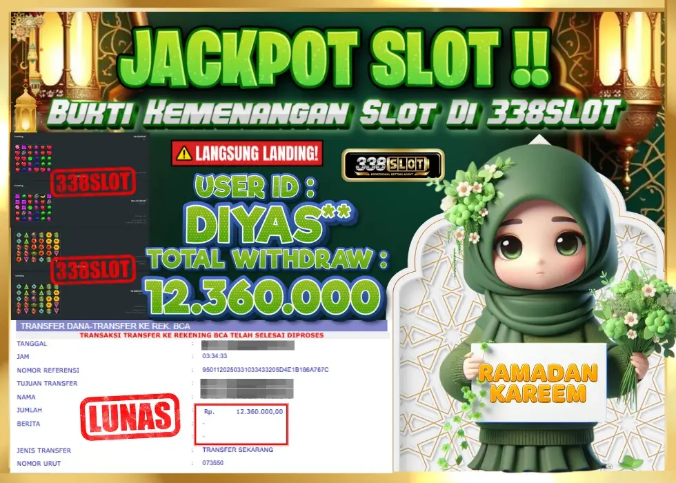 338SLOT JACKPOT GAME ZEUS TERLENGKAP! Rp 12.360.000 - LUNAS!!!