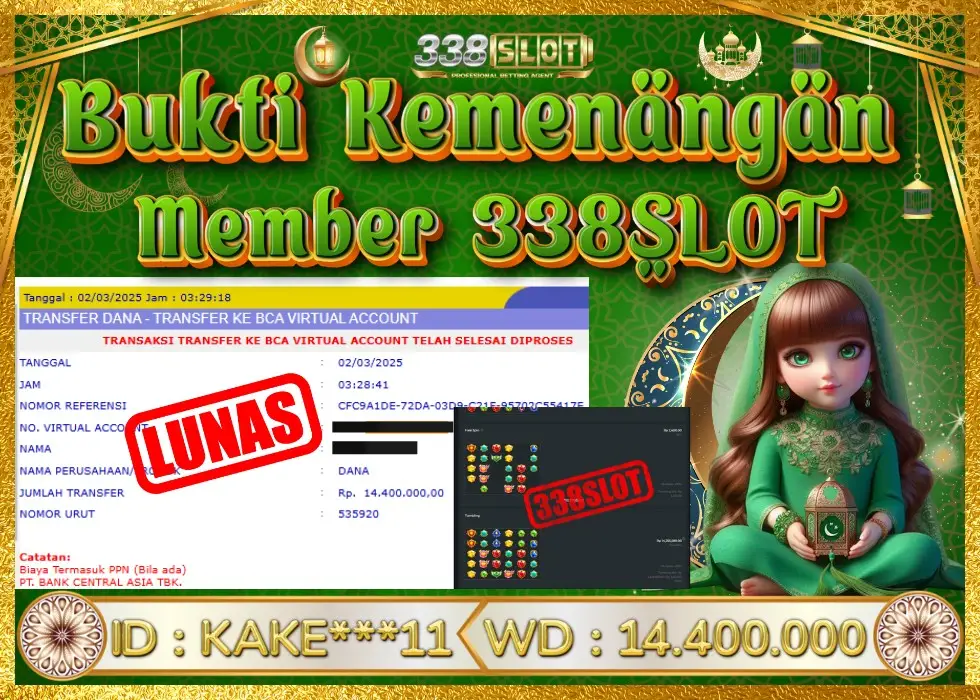 338SLOT JACKPOT GAME SLOT PRINCESS MAXWIN! Rp 14.400.000 - LUNAS!!!