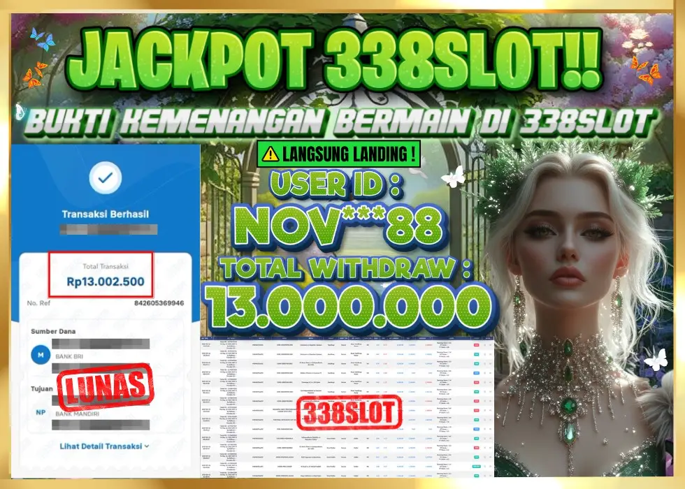 338SLOT JACKPOT GAME JUDI PGSOFT TERKEMUKA NO.1! Rp 11.995.000 - LUNAS!!!