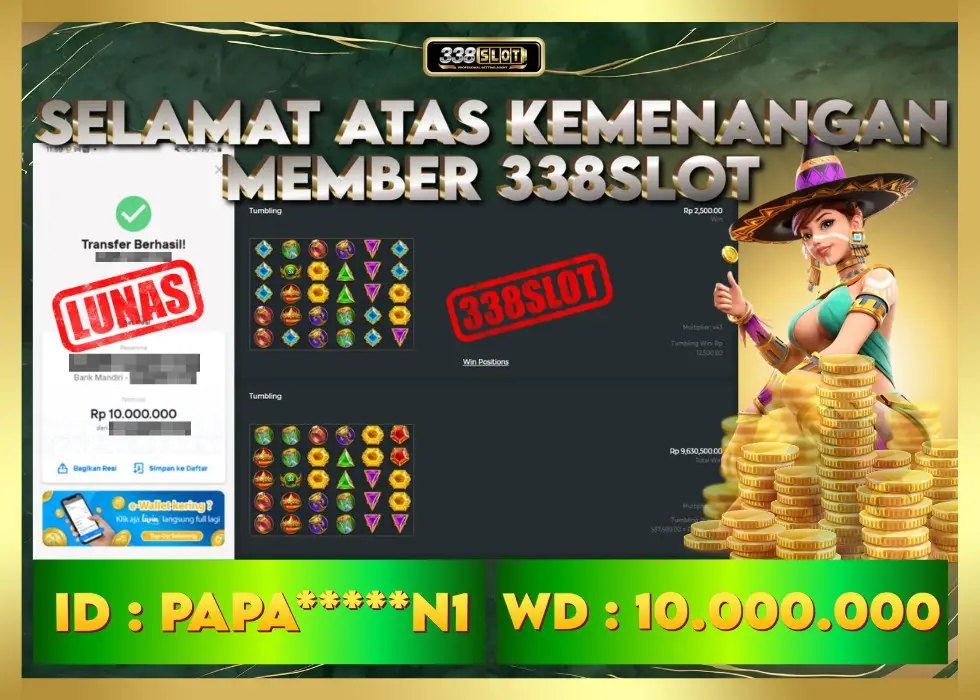 338SLOT JACKPOT GAME PRAGMATIC PLAY ZEUS 2025! Rp 10.000.000 - LUNAS!!!