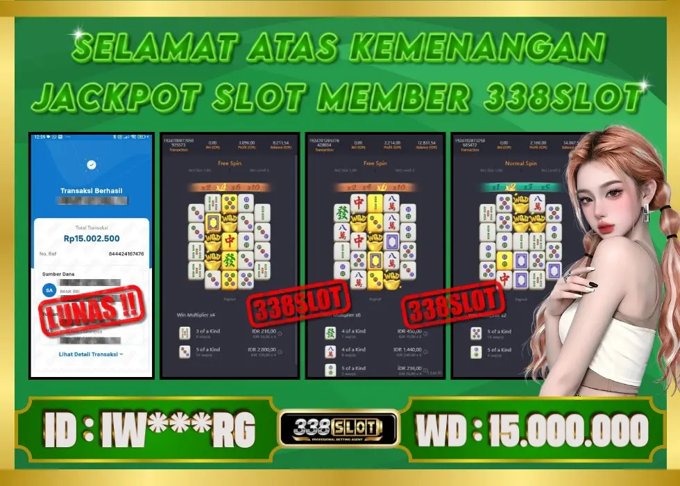 338SLOT JACKPOT GAME PGSOFT PALING GACOR! Rp 15.800.000 - LUNAS!!!